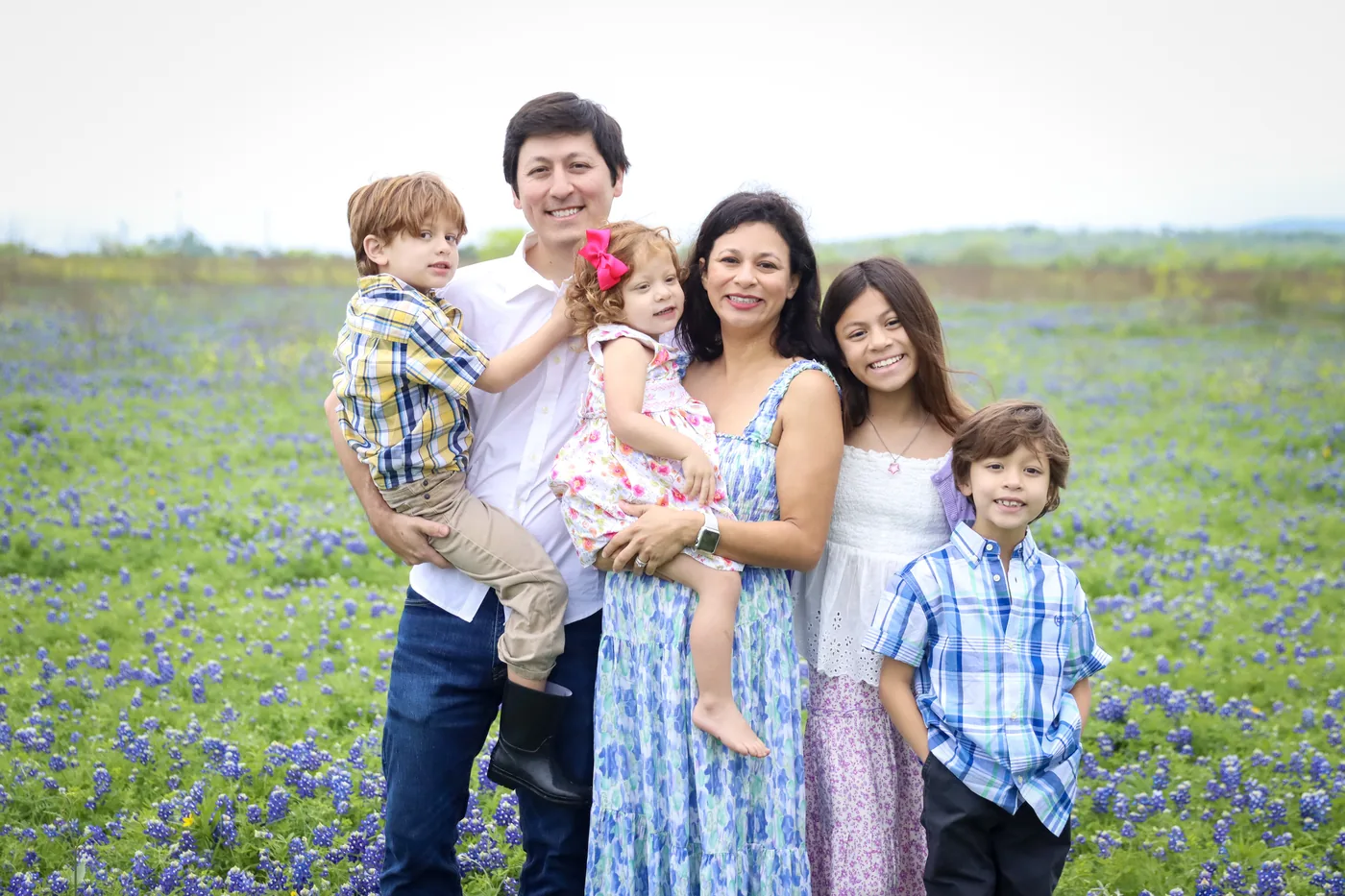 Dr. Andre Levesque with his family in Austin, TX